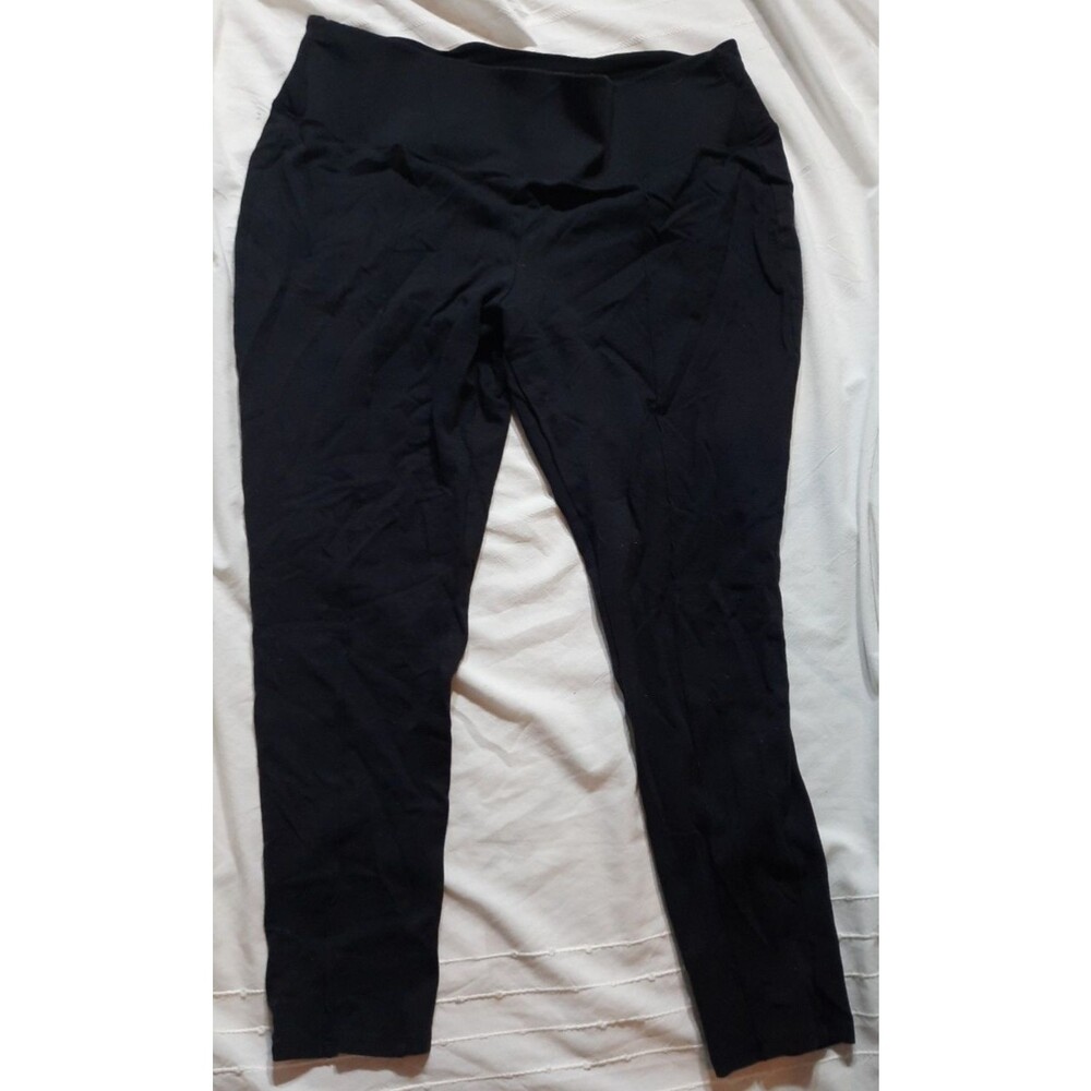 Apt 9 Leggings Womens Yoga Pants Black Stretch 2XL